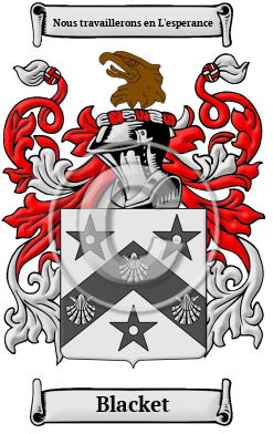 Blacket Family Crest/Coat of Arms