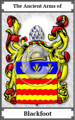 Blackfoot Family Crest Download (JPG) Book Plated - 600 DPI