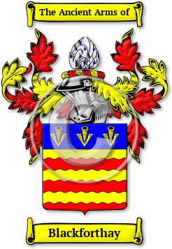 Blackforthay Family Crest Download (jpg) Legacy Series - 150 DPI