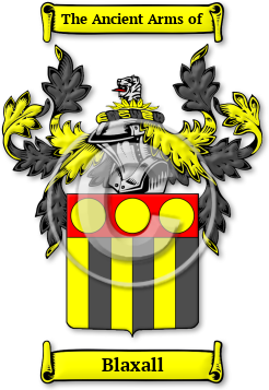 Blaxall Family Crest Download (jpg) Legacy Series - 150 DPI