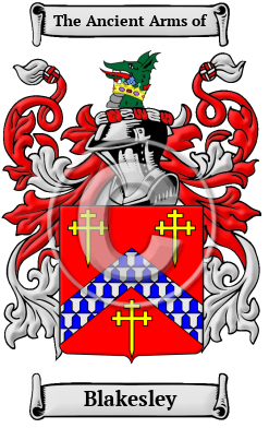 Blakesley Family Crest/Coat of Arms