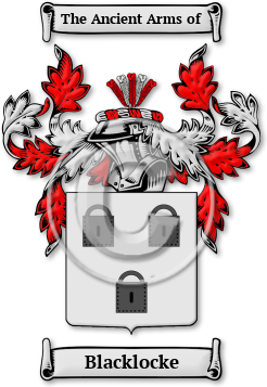 Blacklocke Family Crest Download (jpg) Legacy Series - 150 DPI