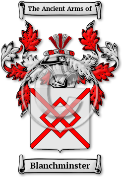 Blanchminster Family Crest Download (jpg) Legacy Series - 150 DPI