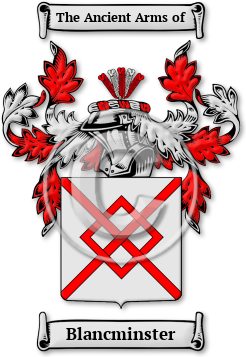 Blancminster Family Crest Download (jpg) Legacy Series - 150 DPI