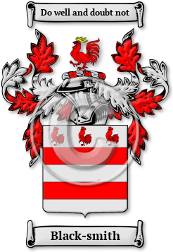Black-smith Family Crest Download (jpg) Legacy Series - 150 DPI