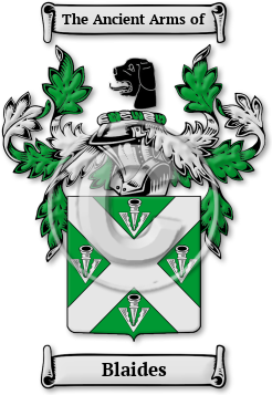 Blaides Family Crest Download (jpg) Legacy Series - 150 DPI