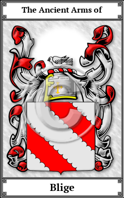 Blige Family Crest Download (JPG)  Book Plated - 150 DPI