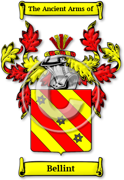 Bellint Family Crest Download (JPG) Legacy Series - 600 DPI
