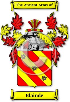 Blainde Family Crest Download (jpg) Legacy Series - 150 DPI