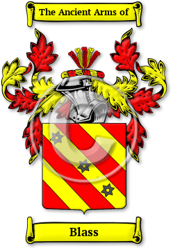 Blass Family Crest Download (jpg) Legacy Series - 150 DPI