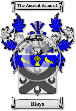 Blays Family Crest Download (JPG) Legacy Series - 600 DPI