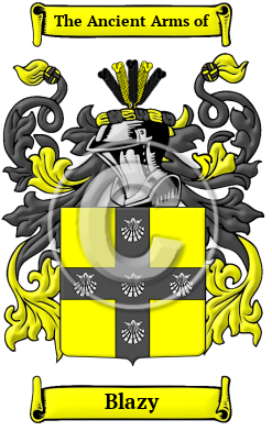 Blazy Family Crest Download (JPG) Heritage Series - 300 DPI