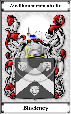 Blackney Family Crest Download (JPG)  Book Plated - 150 DPI