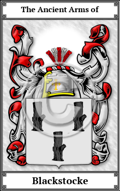 Blackstocke Family Crest Download (JPG) Book Plated - 600 DPI