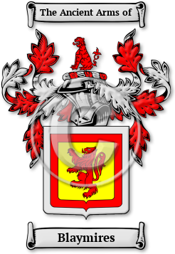 Blaymires Family Crest Download (jpg) Legacy Series - 150 DPI