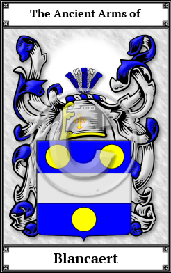 Blancaert Family Crest Download (JPG)  Book Plated - 150 DPI