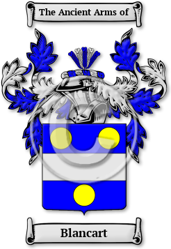 Blancart Family Crest Download (JPG) Legacy Series - 600 DPI