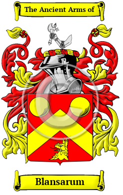 Blansarum Family Crest/Coat of Arms