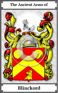 Blinckord Family Crest Download (JPG) Book Plated - 600 DPI