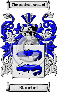 Blanchet Family Crest Download (JPG) Heritage Series - 600 DPI
