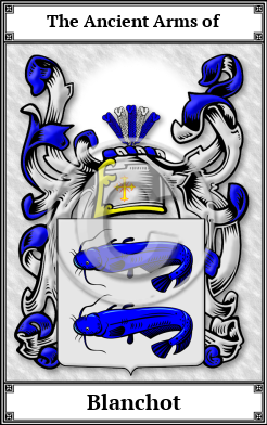 Blanchot Family Crest Download (JPG) Book Plated - 600 DPI