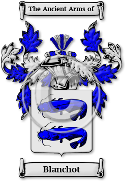 Blanchot Family Crest Download (JPG) Legacy Series - 600 DPI