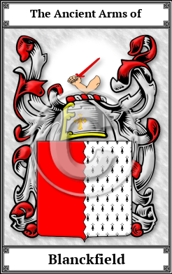 Blanckfield Family Crest Download (JPG)  Book Plated - 150 DPI
