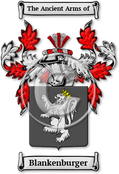 Blankenburger Family Crest Download (jpg) Legacy Series - 150 DPI