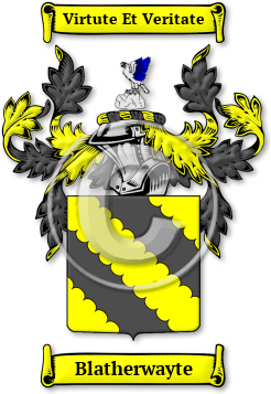 Blatherwayte Family Crest Download (JPG) Legacy Series - 600 DPI
