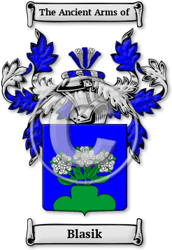 Blasik Family Crest Download (jpg) Legacy Series - 150 DPI