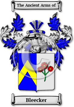 Bleecker Family Crest Download (JPG) Legacy Series - 300 DPI