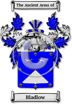 Bladlow Family Crest Download (jpg) Legacy Series - 150 DPI