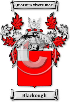 Blackough Family Crest Download (jpg) Legacy Series - 150 DPI