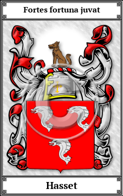 Hasset Family Crest Download (JPG)  Book Plated - 150 DPI