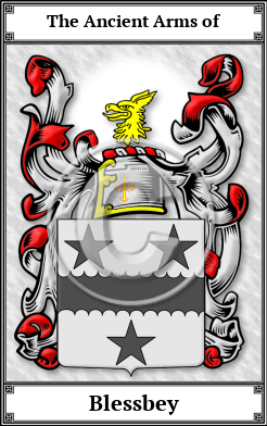Blessbey Family Crest Download (JPG)  Book Plated - 150 DPI