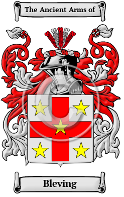 Bleving Family Crest/Coat of Arms