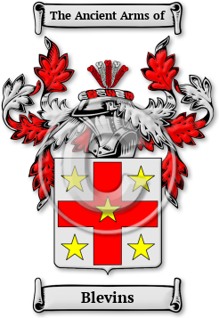 Blevins Family Crest Download (JPG) Legacy Series - 600 DPI
