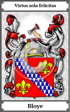 Bloye Family Crest Download (JPG)  Book Plated - 150 DPI