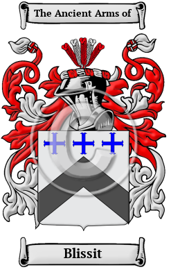 Blissit Family Crest Download (JPG) Heritage Series - 600 DPI