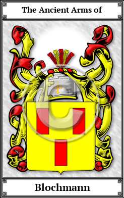 Blochmann Family Crest Download (JPG)  Book Plated - 150 DPI