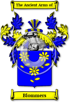 Blommers Family Crest Download (jpg) Legacy Series - 150 DPI