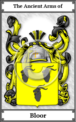 Bloor Family Crest Download (JPG)  Book Plated - 150 DPI