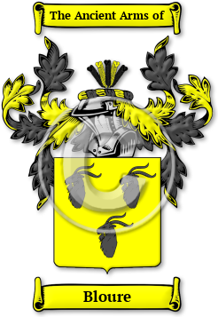 Bloure Family Crest Download (jpg) Legacy Series - 150 DPI