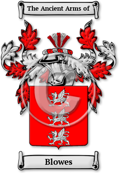 Blowes Family Crest Download (jpg) Legacy Series - 150 DPI