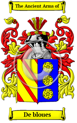 De bloues Family Crest Download (JPG) Heritage Series - 300 DPI