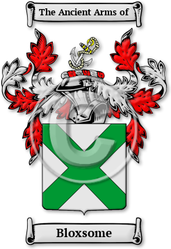 Bloxsome Family Crest Download (jpg) Legacy Series - 150 DPI