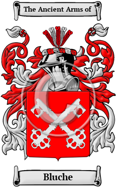 Bluche Family Crest/Coat of Arms