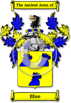 Blue Family Crest Download (jpg) Legacy Series - 150 DPI