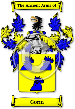 Gorm Family Crest Download (jpg) Legacy Series - 150 DPI