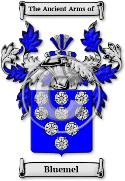 Bluemel Family Crest Download (jpg) Legacy Series - 150 DPI